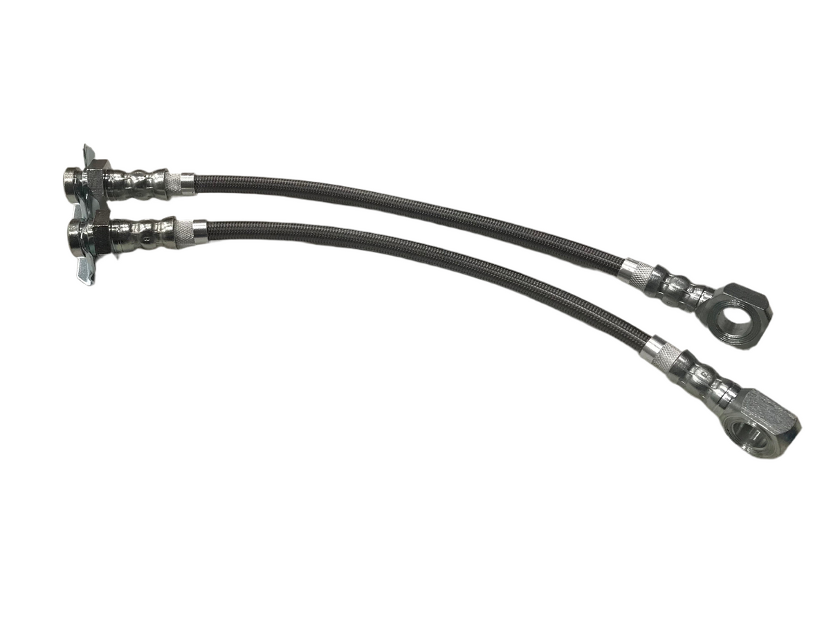 72-93 Dodge 4WD Dana 60 Stainless Steel Braided Brake Hoses