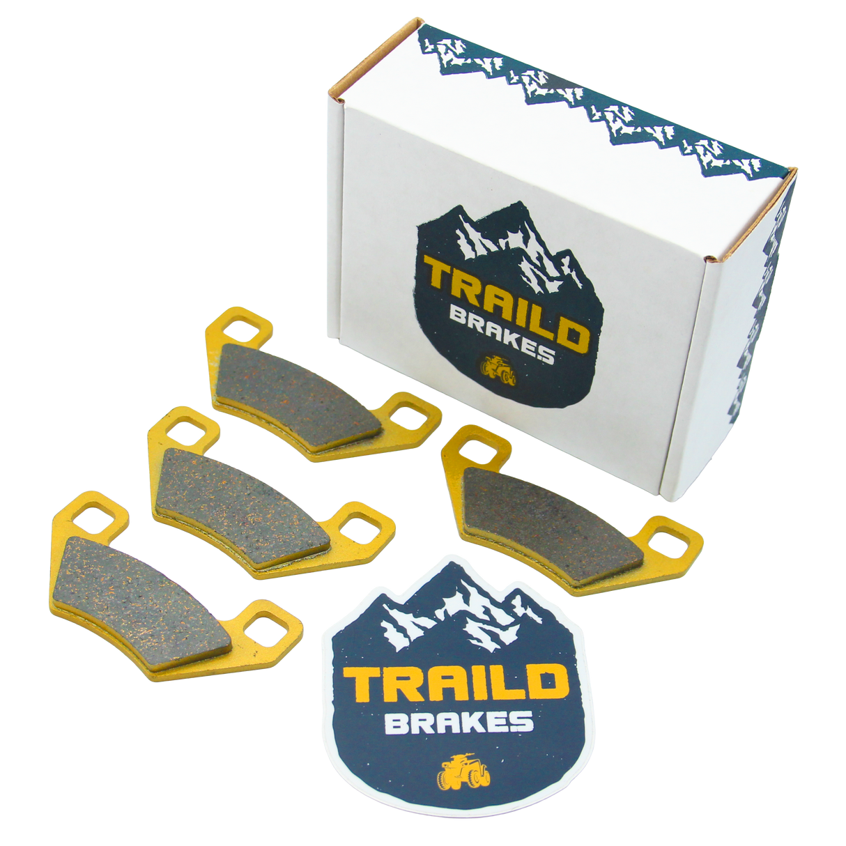 E-Z-GO 2FIVE 2010-2019 Ceramic Brake Pad Set Traild