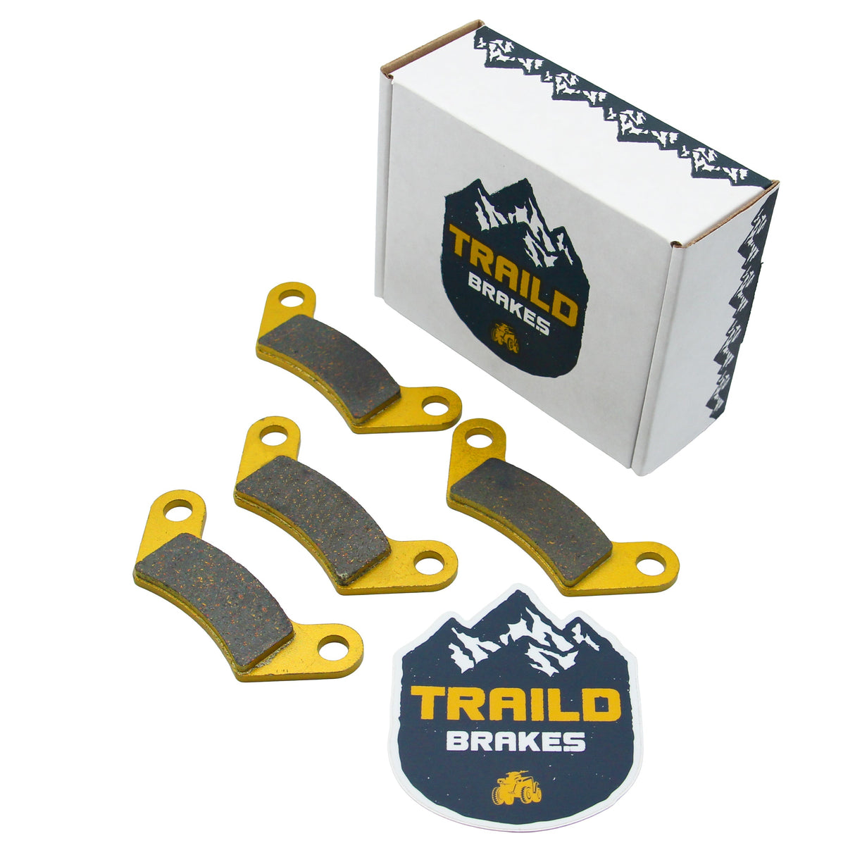 Cushman Hauler, Refesher, Shuttle, Titan XD 2009-2025 Ceramic Brake Pad Set Traild