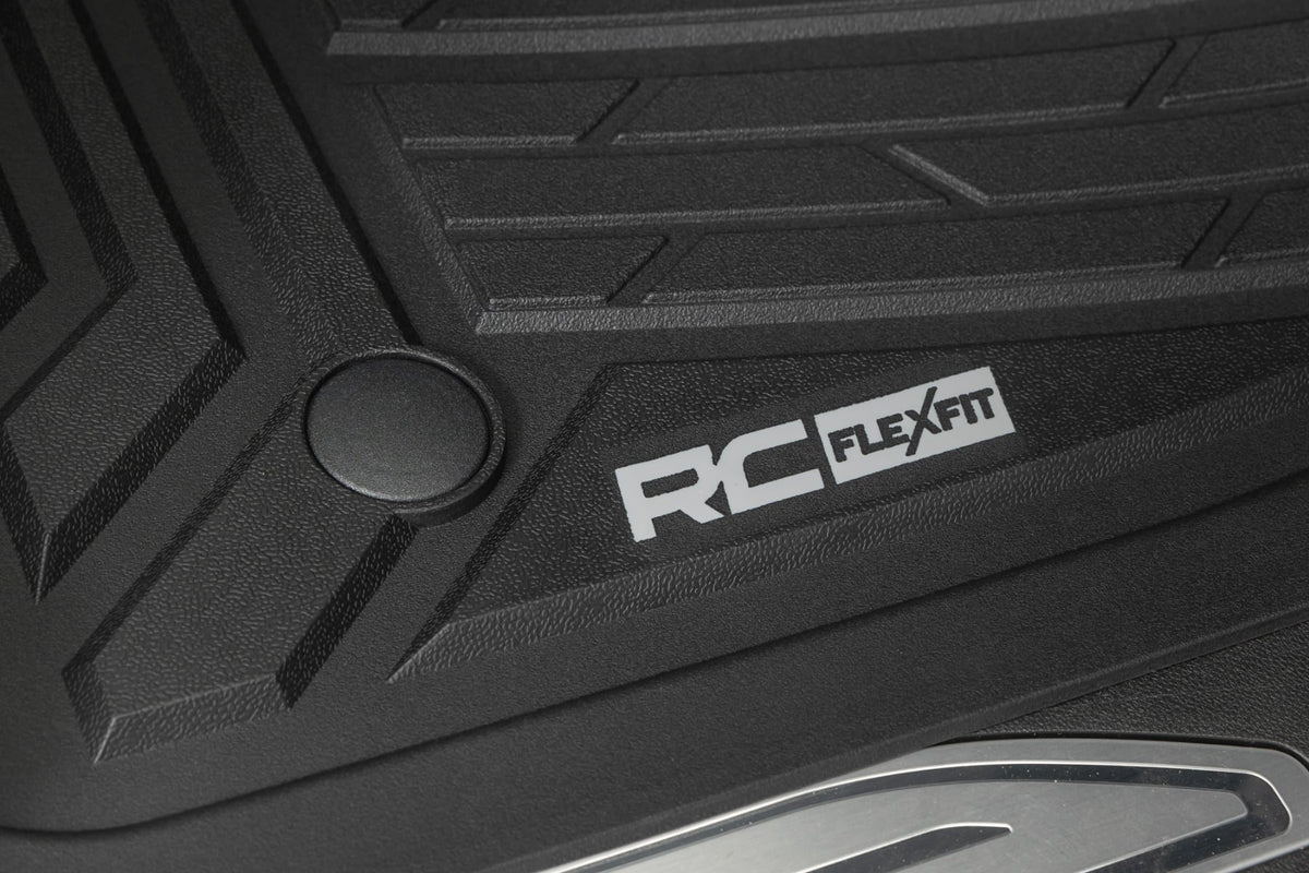 Flex-Fit Floor Mats Front Bucket Silverado/Sierra 1500/2500HD/3500HD (19-26) Rough Country