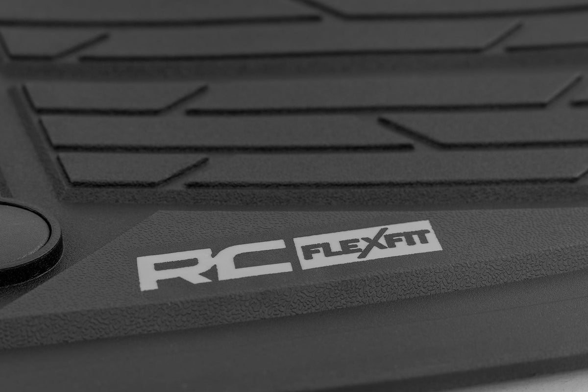 Flex-Fit Floor Mats Front Bucket Silverado/Sierra 1500/2500HD/3500HD (19-26) Rough Country