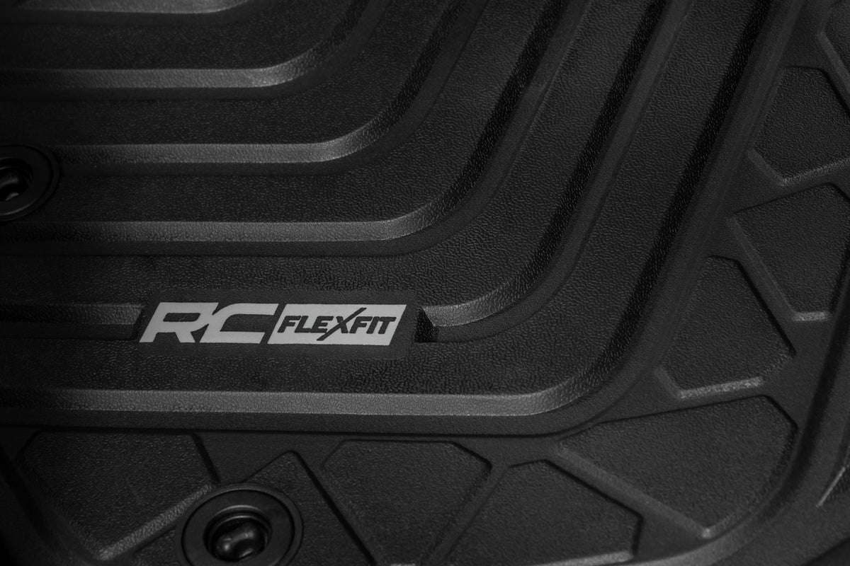 Flex-Fit Floor Mats Front Toyota Tacoma 2WD/4WD (2016-2023) Rough Country