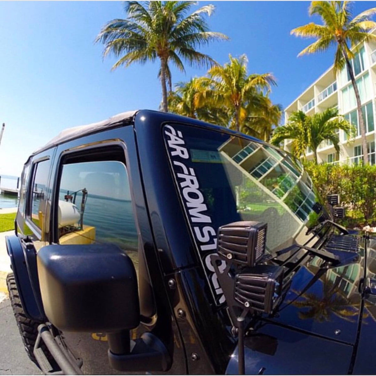 17" FFS Jeep JK Windshield Pillar Decal