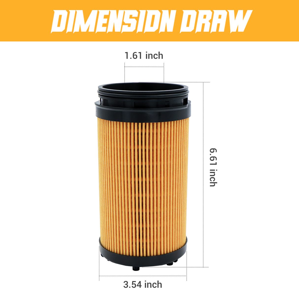 Trucktok 2025-2026 6.7L Ram Cummins Engine Oil Filter Replace 68677810AA TruckTok