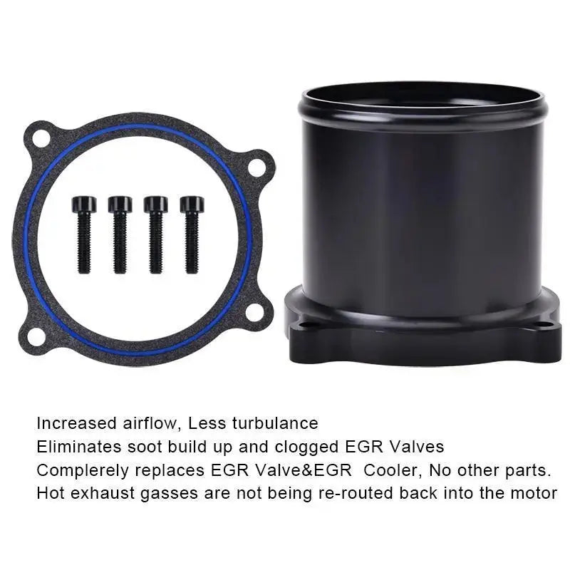 EGR Delete Kit For 2013-2018 Dodge Ram 2500/3500 6.7L Cummins Diesel Plate Cooler & Throttle Valve
