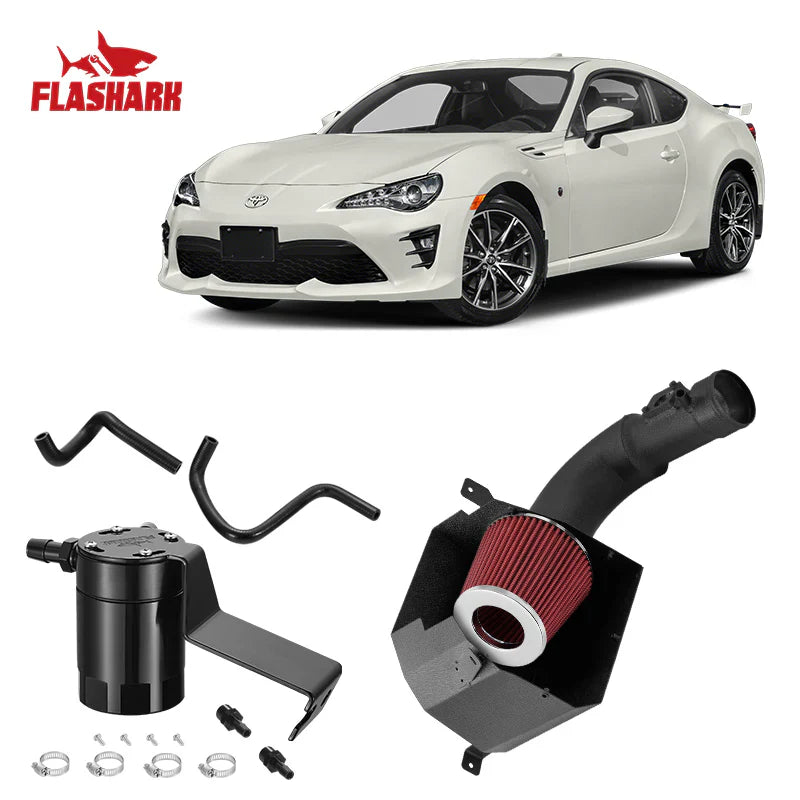 For 2013-2020 Subaru BRZ/Toyota 86/Scion FR-S Baffled Oil Catch Can PCV Side Flashark