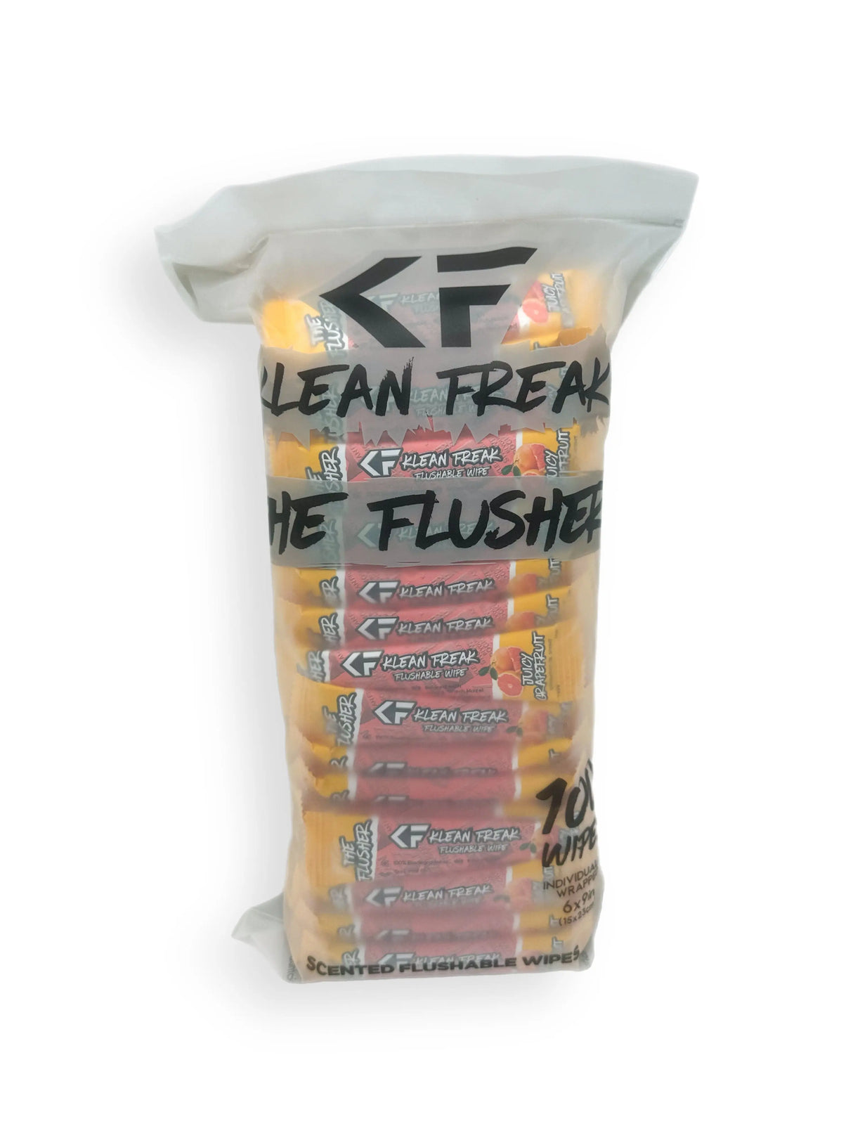 The Flusher - 100 Pack - Flushable Wipes Klean Freak