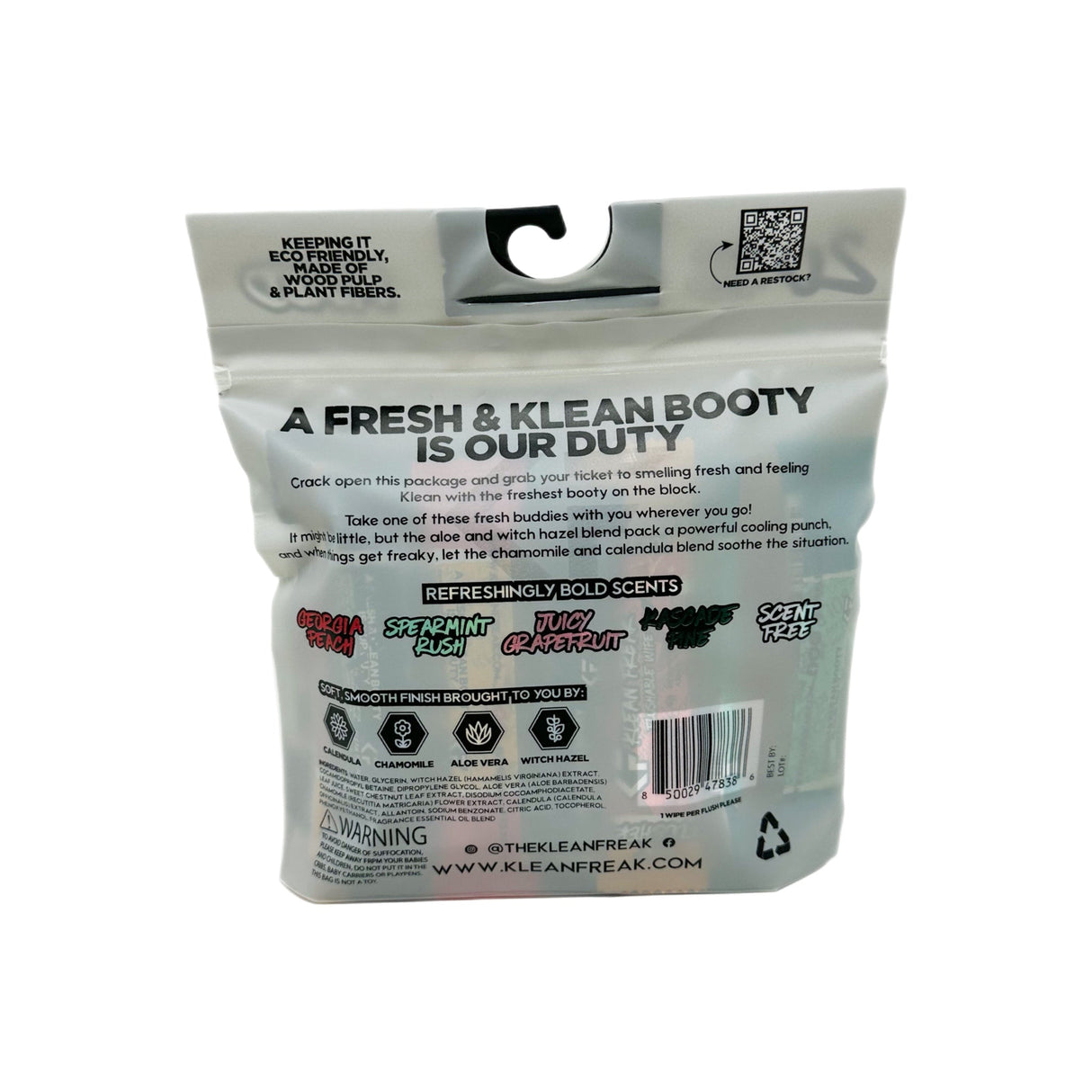 The Flusher 20 Pack - Flushable Wipes Klean Freak