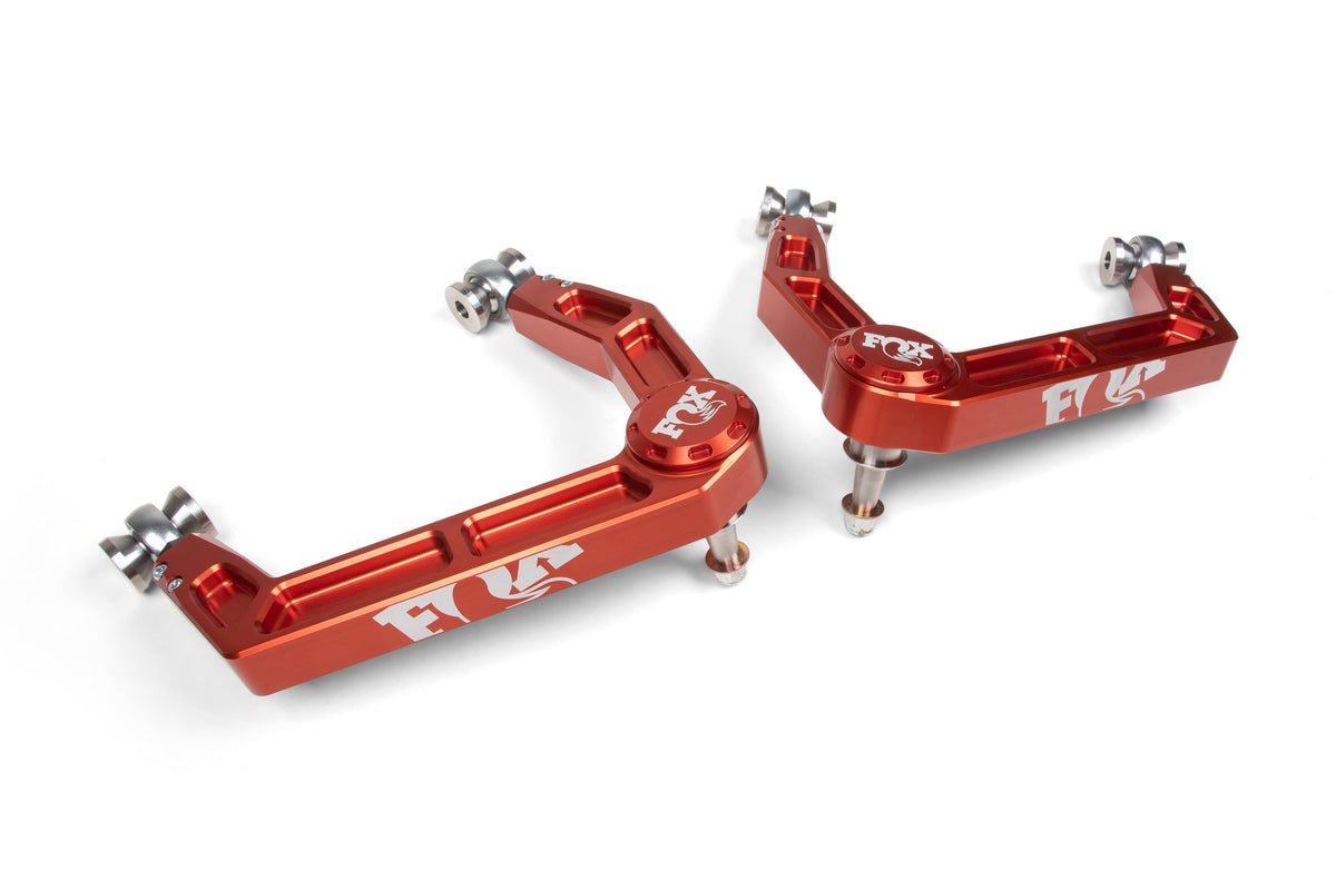 Fox Factory Billet Upper Control Arm Kit | Orange | Chevy Silverado or GMC Sierra 1500 (19-25) 4WD FOX