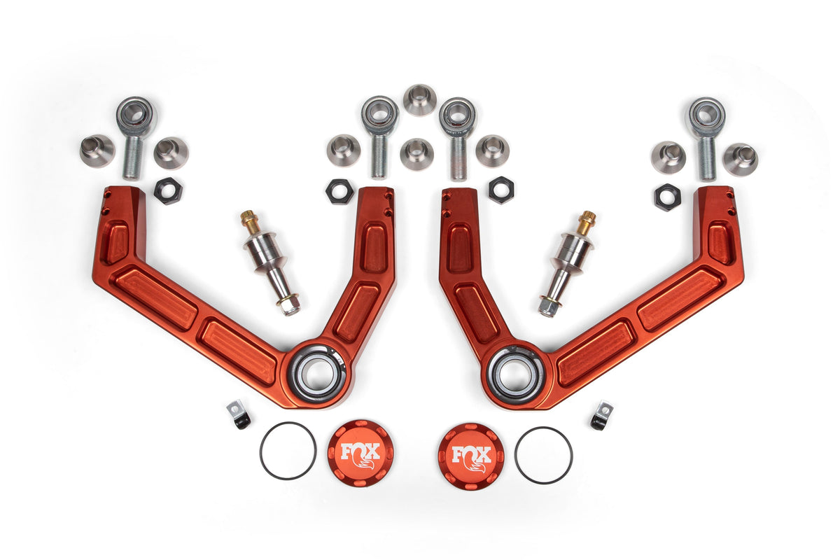 Fox Factory Billet Upper Control Arm Kit | Orange | Chevy Silverado or GMC Sierra 1500 (19-25) 4WD FOX