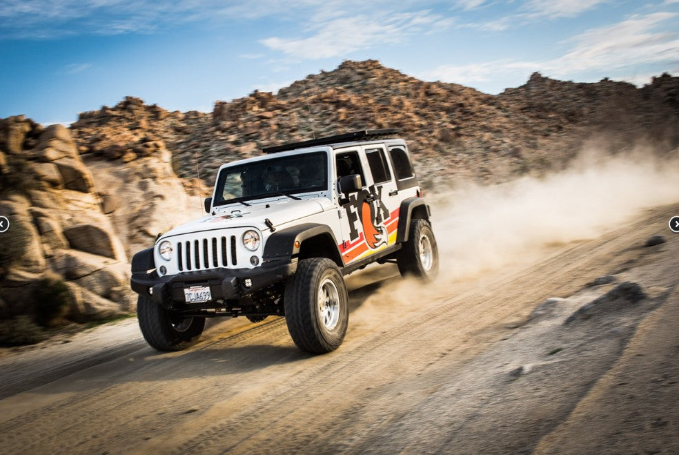 FOX 2.5 Front Shocks w/ DSC Reservoir | 4.5-6 Inch Lift | Performance Elite Series | Jeep Wrangler JK (07-18) FOX