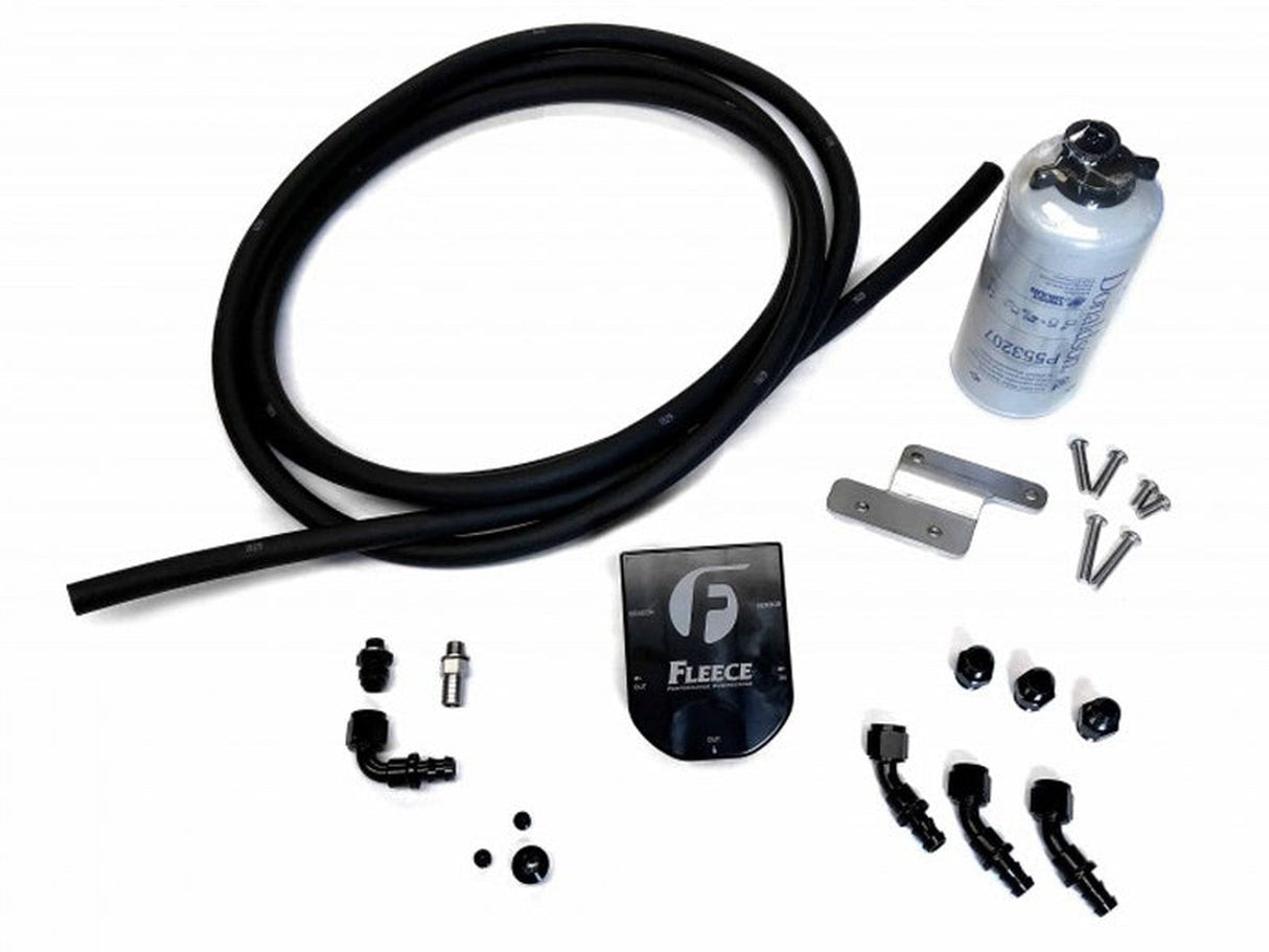 Fleece FPE-34783 Auxiliary Fuel Filter Kit, 2003-2018 Dodge Ram 5.9L/6.7L Cummins (Equipped With Fuel Filter Delete) Fleece Performance