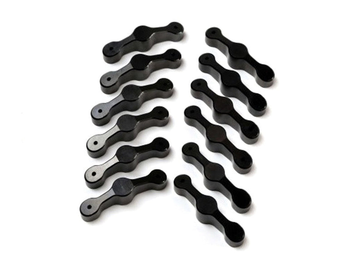 Fleece FPE-BRAB-D1 Billet Rocker Arm Bridge Set, 2001-2019 GM 6.6L Duramax, LB7 LLY LBZ LMM LML L5P Fleece Performance