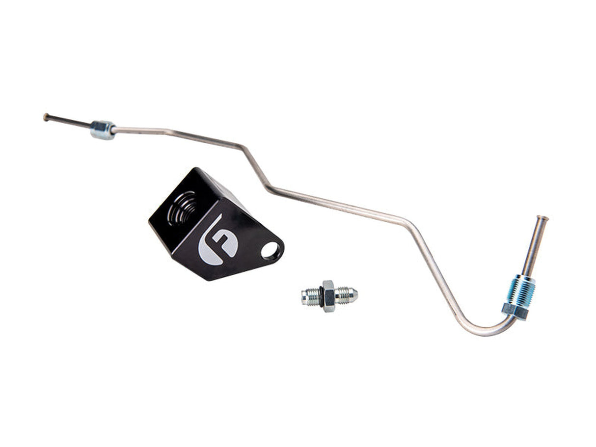 Fleece Exhaust Back Pressure Relocation Kit, 2007.5-2012 Dodge Ram 6.7L Cummins Fleece Performance