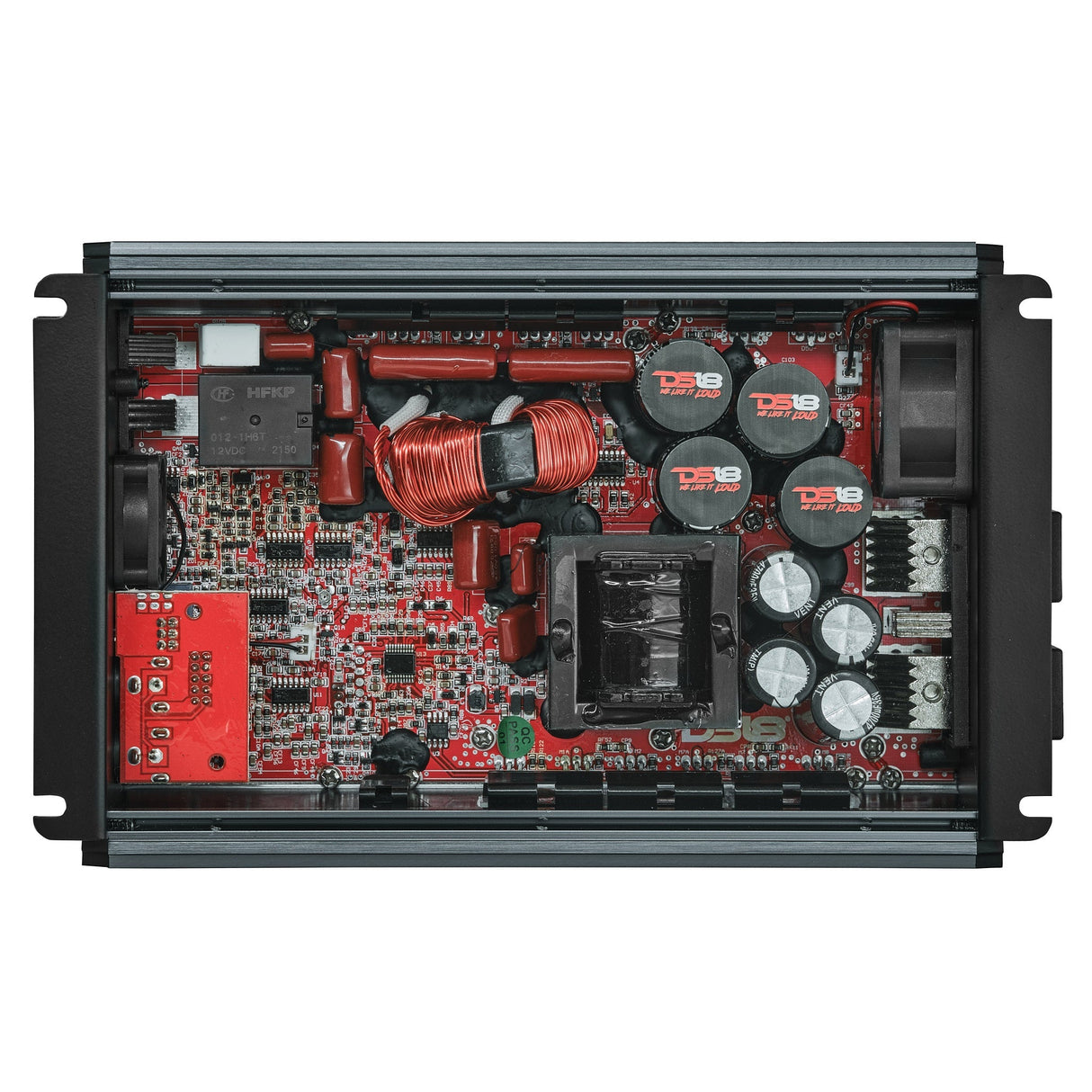 Loaded 4 x 8" Subwoofer Enclosure for Chevy/GMC Crew Cabs (2007-2026) and Ford F-150/Super Duty Crew Cabs (2009-2026) DS18