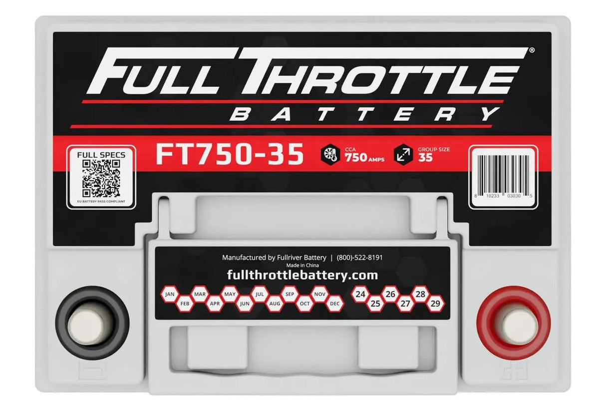 Full Throttle Battery FT750-35 High Performance AGM Battery