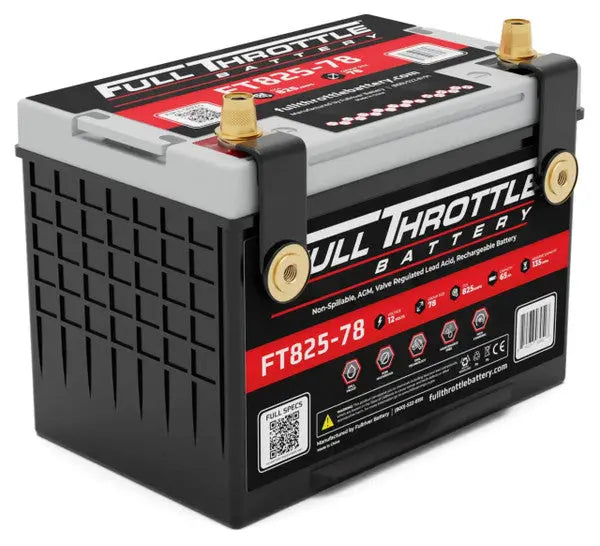 Full Throttle Battery FT825-78 High Performance AGM Battery