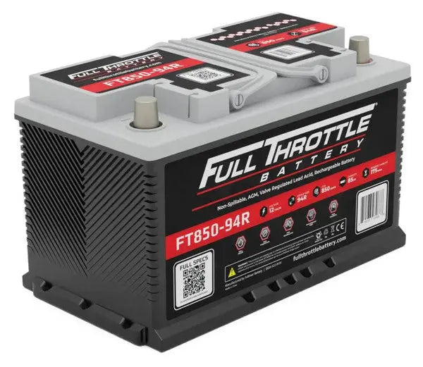 Full Throttle Battery FT850-94R High Performance AGM Battery