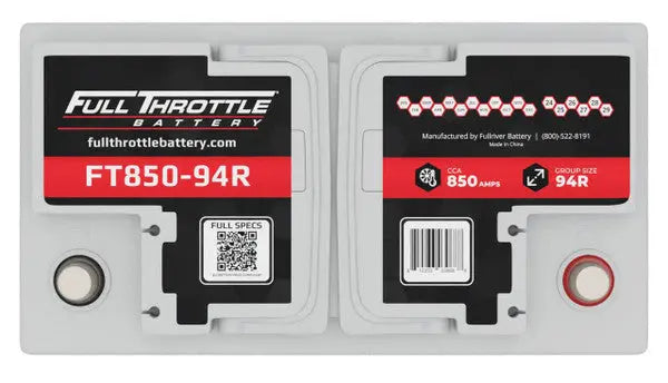 Full Throttle Battery FT850-94R High Performance AGM Battery