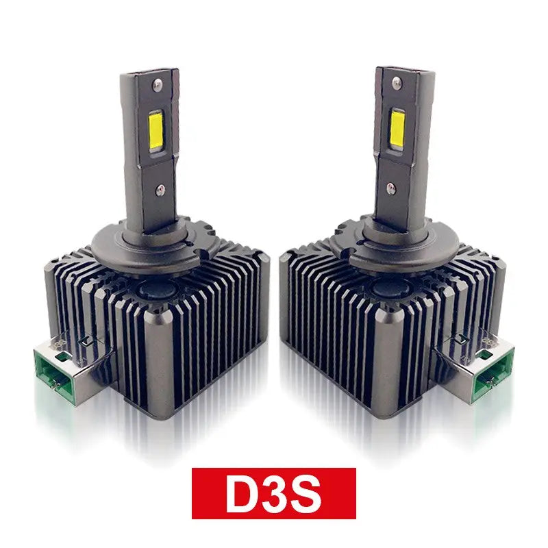D1S D3S D8S LED Headlight Bulbs 70W 8600LM 6000K White | 2 Bulbs Flashark