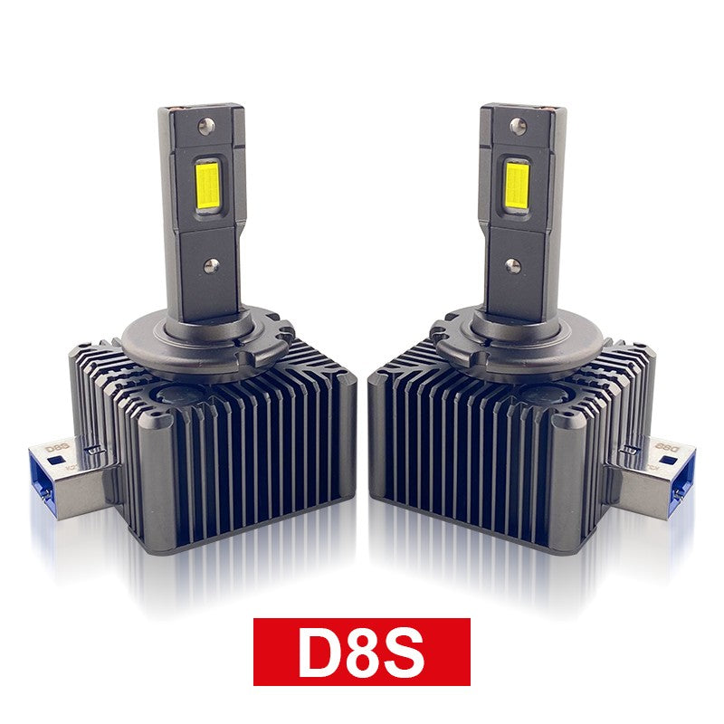 D1S D3S D8S LED Headlight Bulbs 70W 8600LM 6000K White | 2 Bulbs Flashark