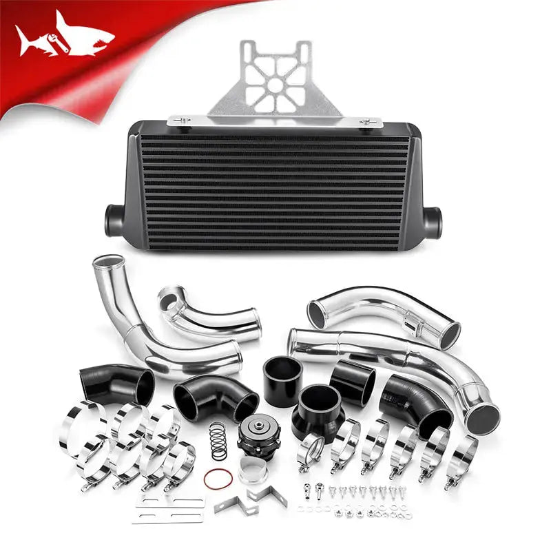 Flashark Intercooler + Piping Kit for 2010–2015 Chevrolet Camaro LS3 V8 (Single Turbo NA-T Swap)