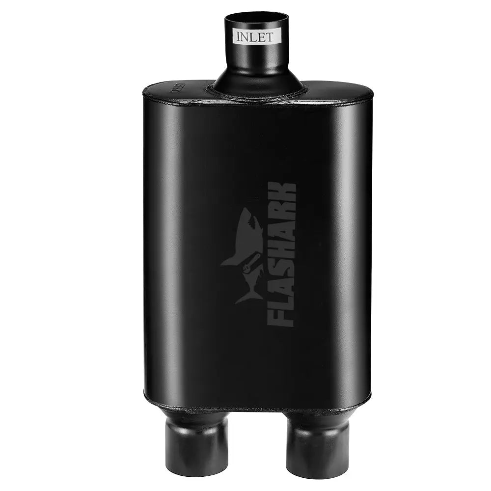 Super 44 Series Center In Dual Out Exhaust Muffler | Flashark