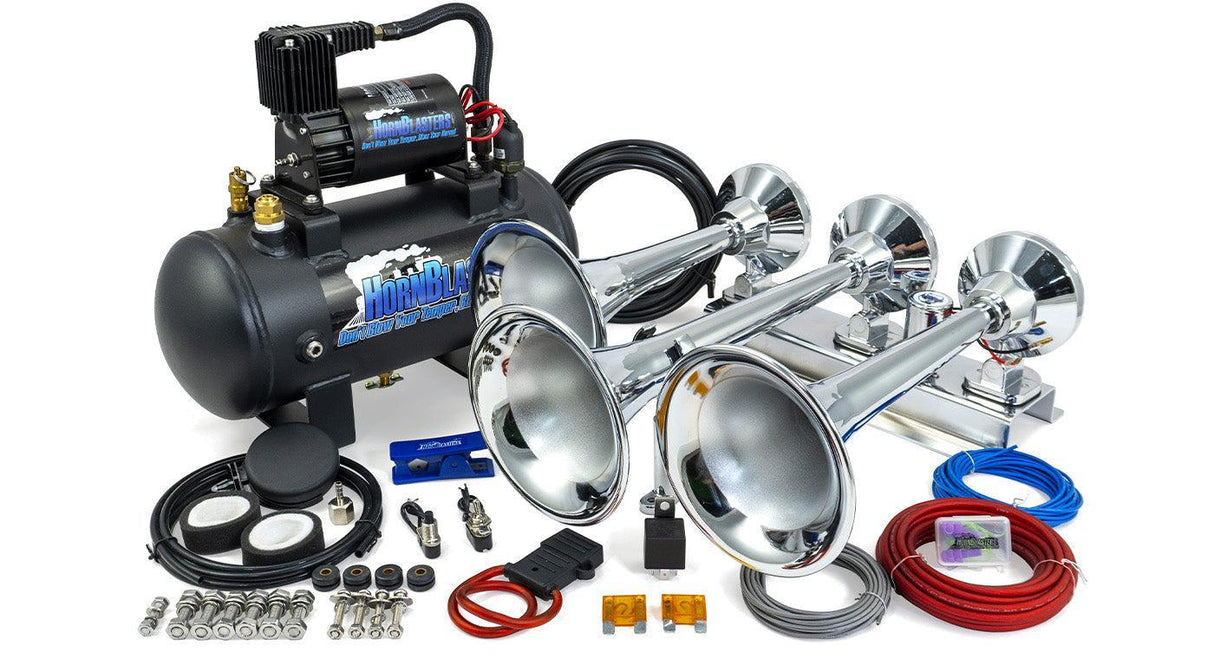 OPEN BOX Flatlaw 127H Train Horn Kit HornBlasters