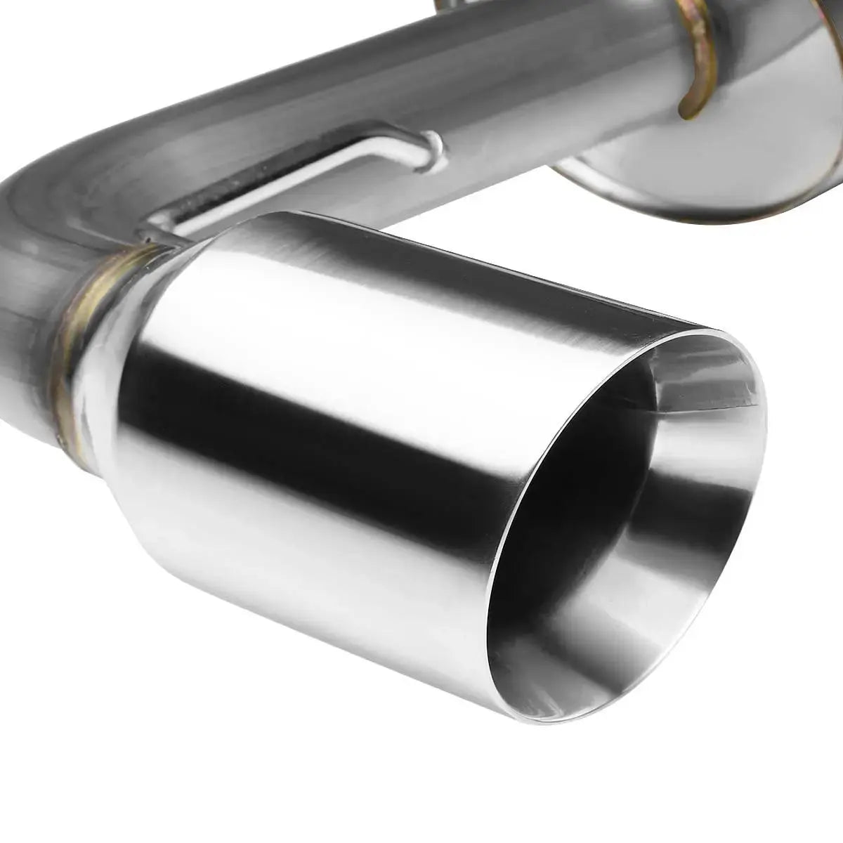 For 1990-1991 Honda CRX 1.5L 4" Rolled Muffler Tip Racing Catback Exhaust System