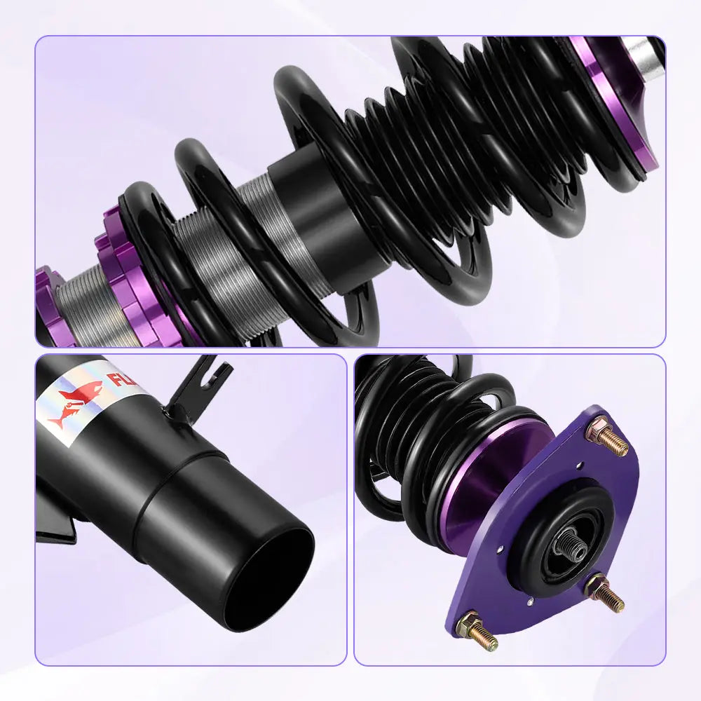 For 2007-2015 MINI Cooper FWD (R56/R57/R58/R59) 32-Way Damping Coilover Shock Absorbers Struts | Flashark