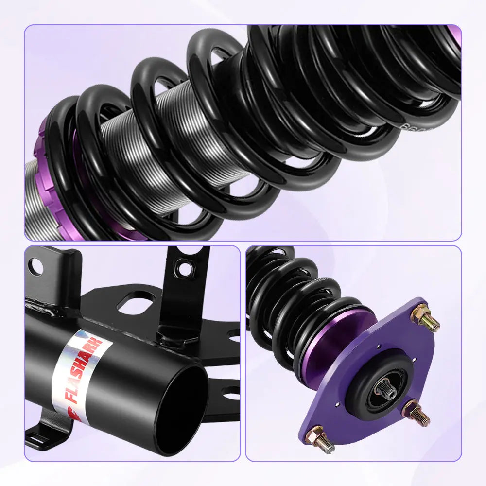 For 2016-2022 Acura ILX (DE2) 32-Way Damping Coilover Shock Absorbers Struts | Flashark