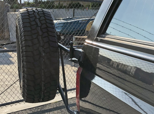 Spare Tire Carrier Swing Stop Solo Motorsports