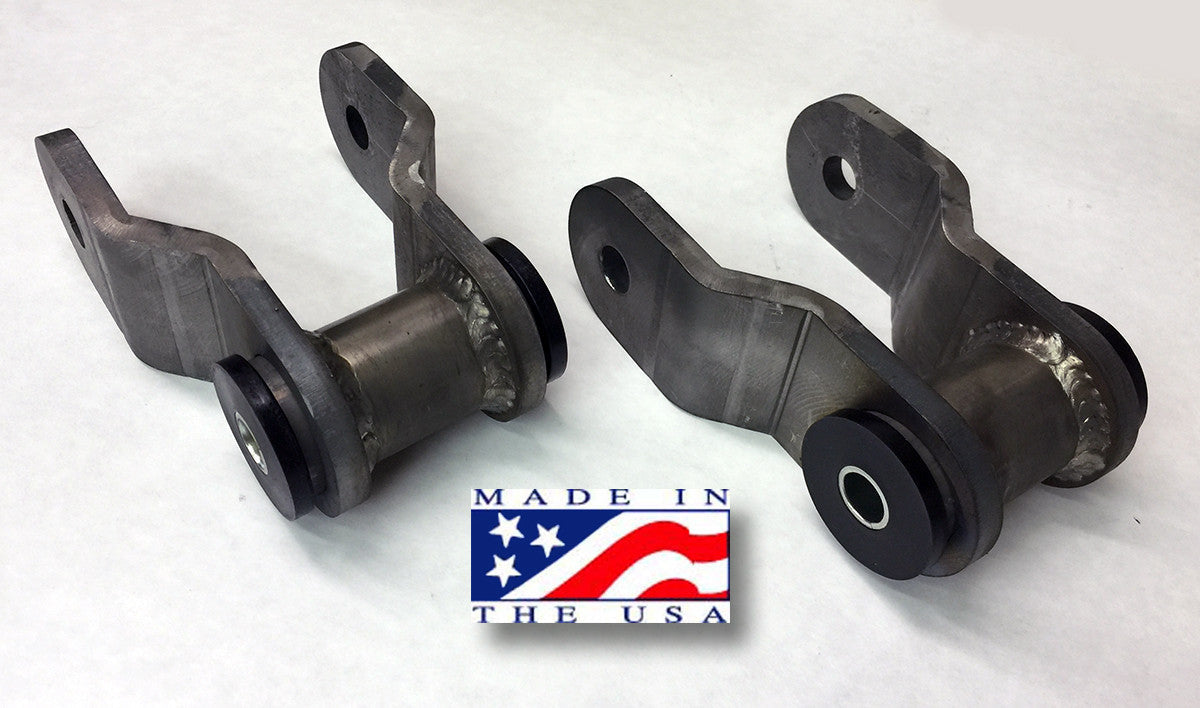 Front Shackle Reversal Shackles - 1980-1997 Ford F-Series/Bronco Sky's Offroad Design