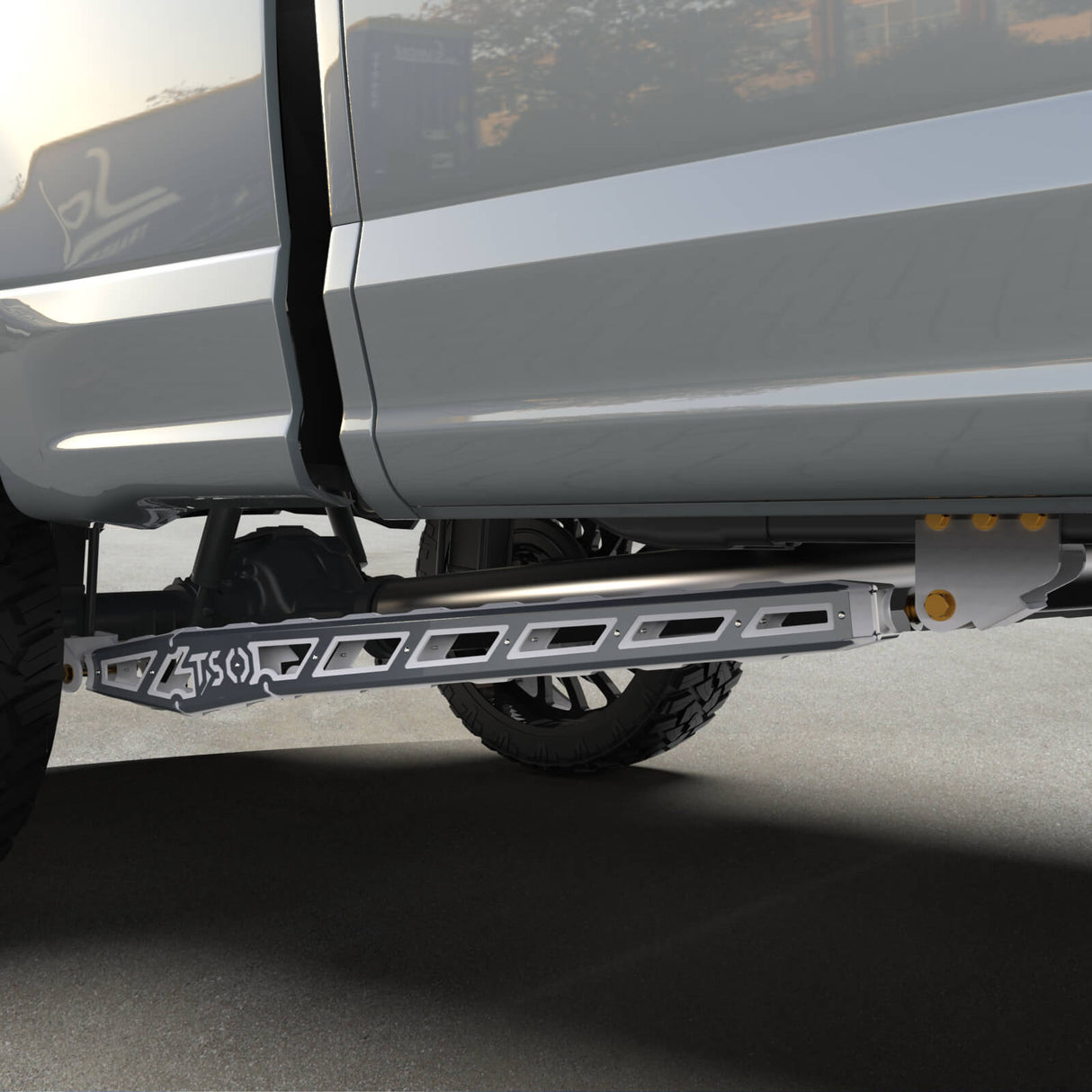 17+ F250/F350 Traction Bars