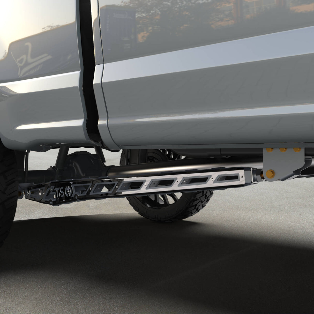 17+ F250/F350 Traction Bars