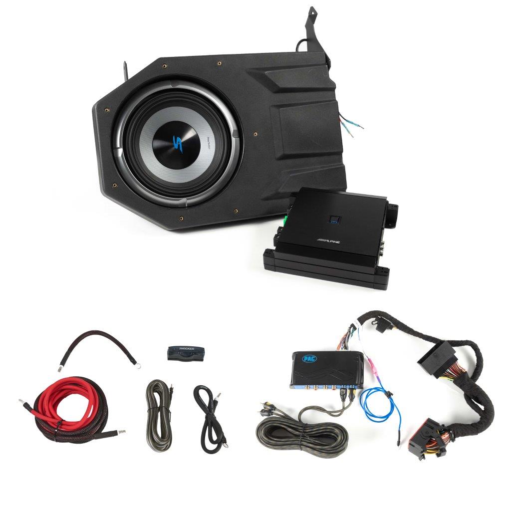 Alpine Plug & Play Sub & Mono S-Series Amp Bundle | '18-'23 JL Wrangler