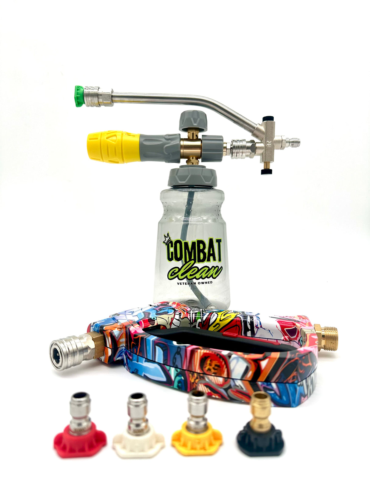 Foam Cannon / Gangster Grip Set Combat Clean