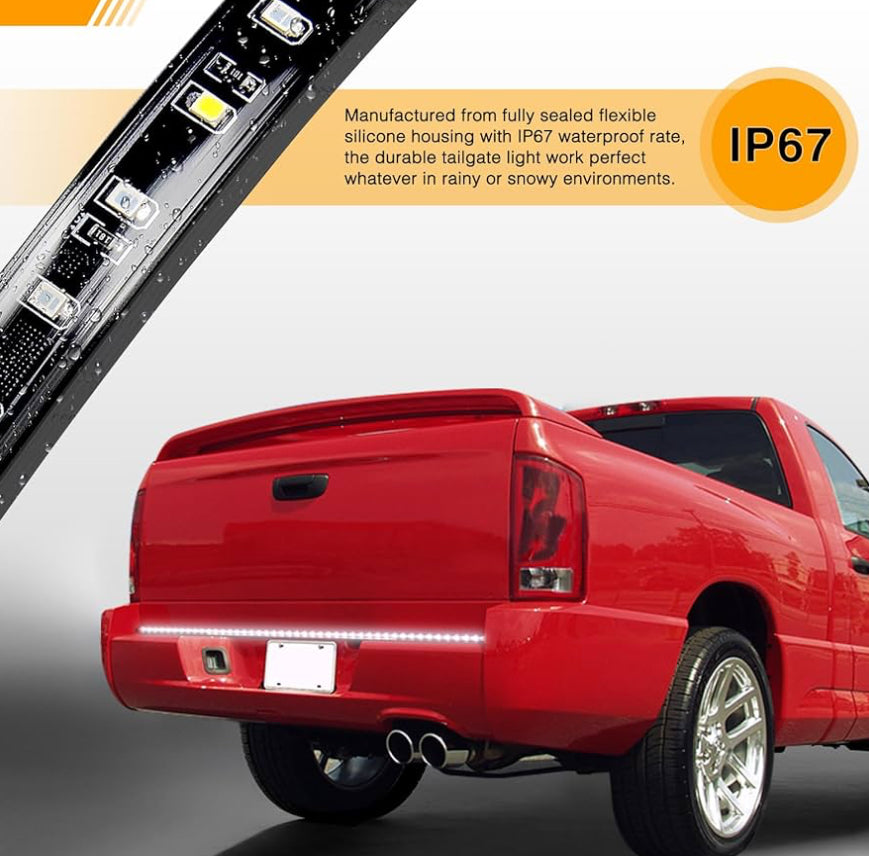 Tailgate light bar 60” brake/turn/reverse