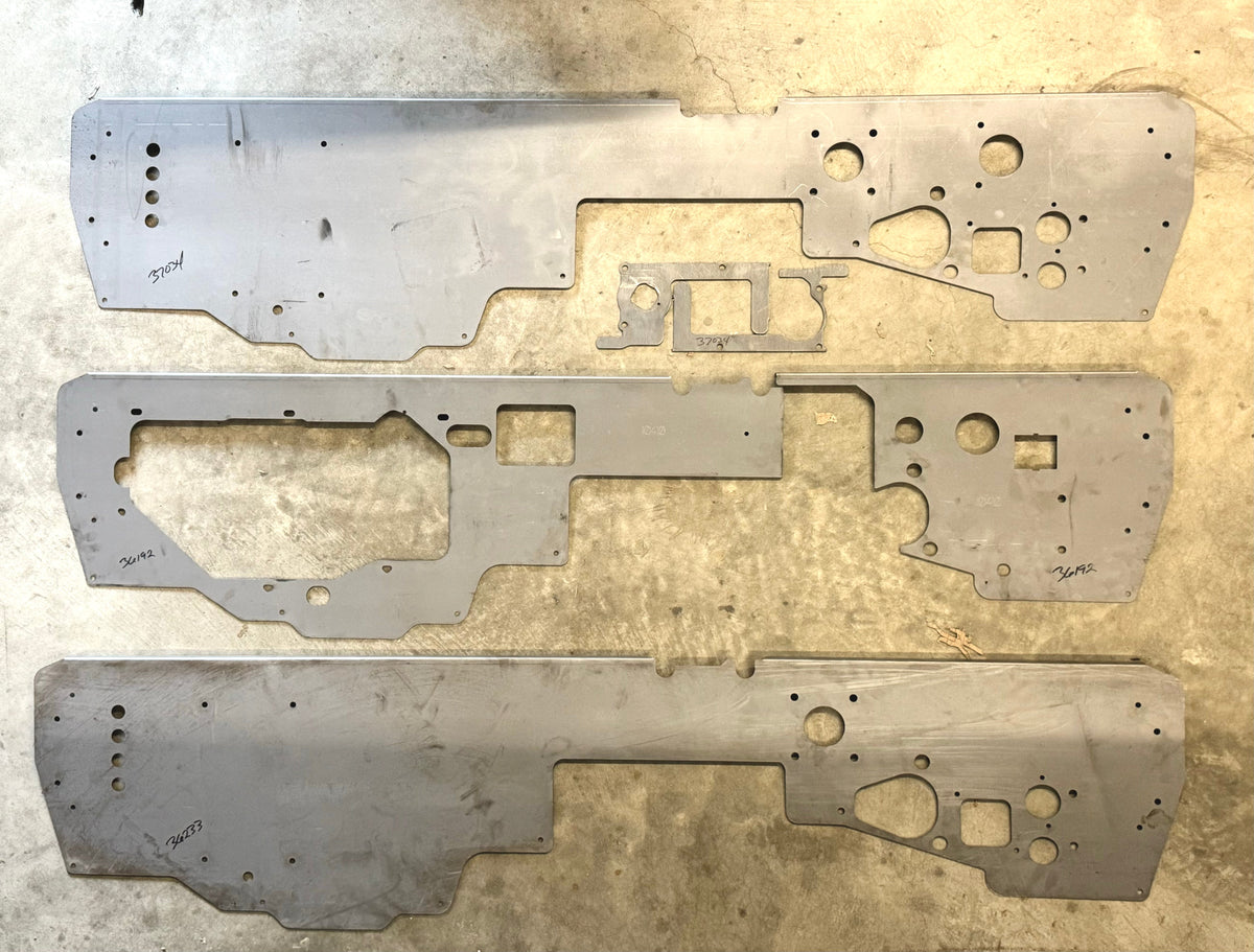 72-93 Dodge Firewall Plate 1 Piece Smooth Wire Tuck