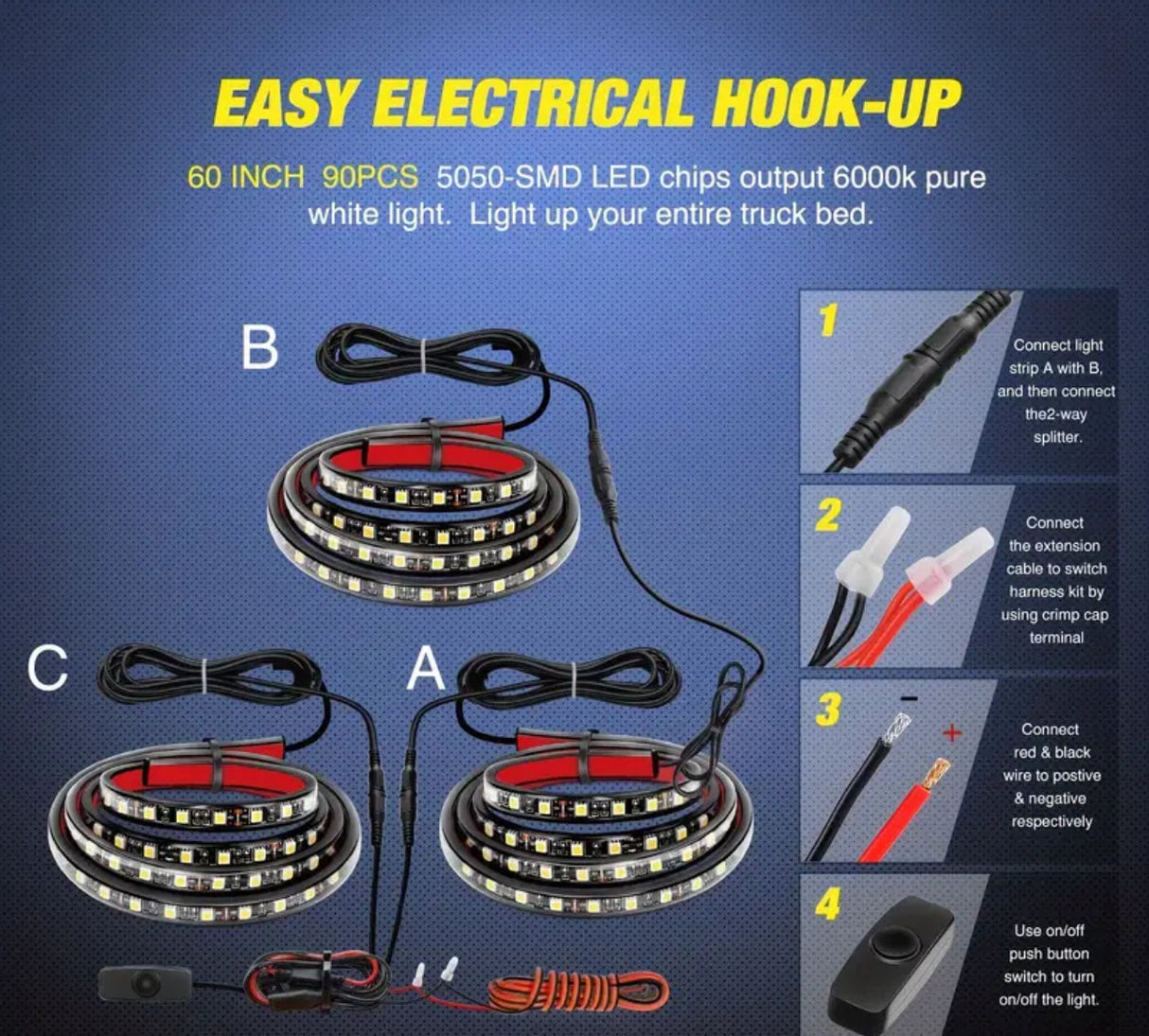 Truck bed lights