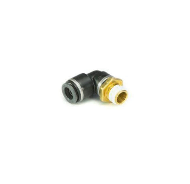 3/8" DOT/PTC - 1/4" NPT 90 DEG SWIVEL ELBOW