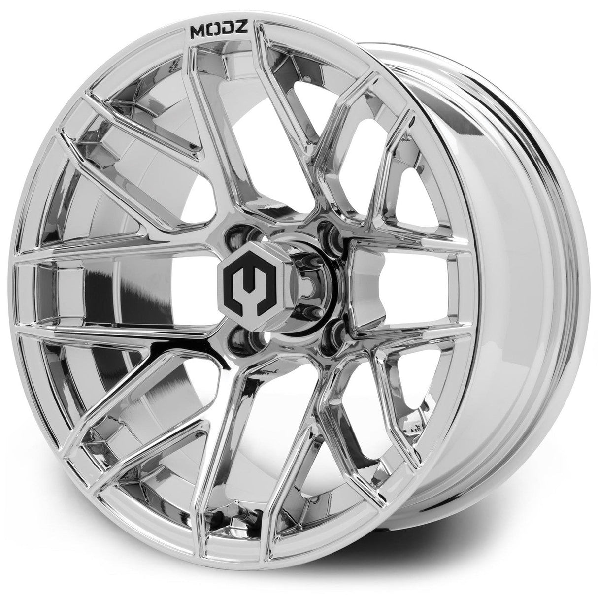 MODZ® 14" Matrix Chrome Golf Cart Wheel