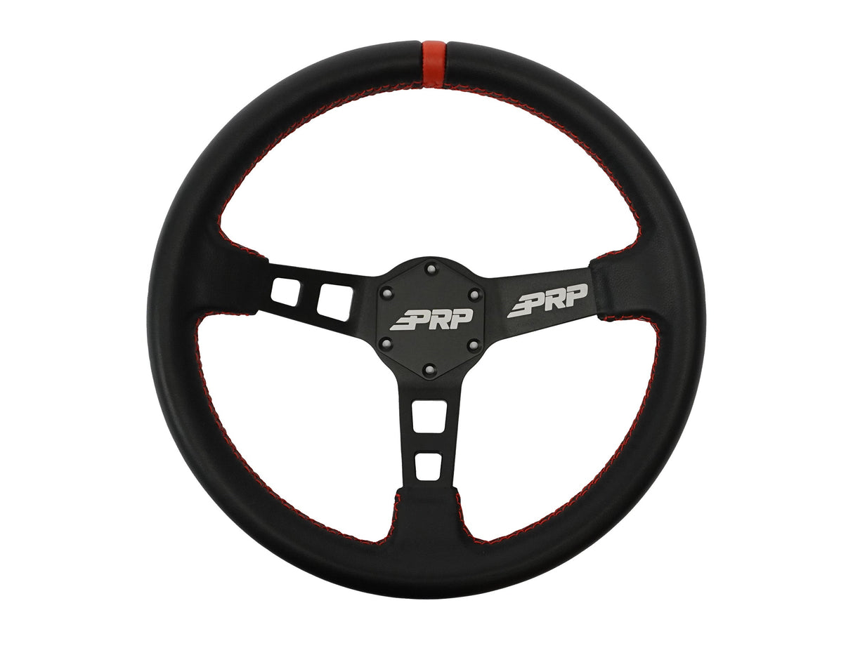 Deep Dish Leather Steering Wheel by PRP