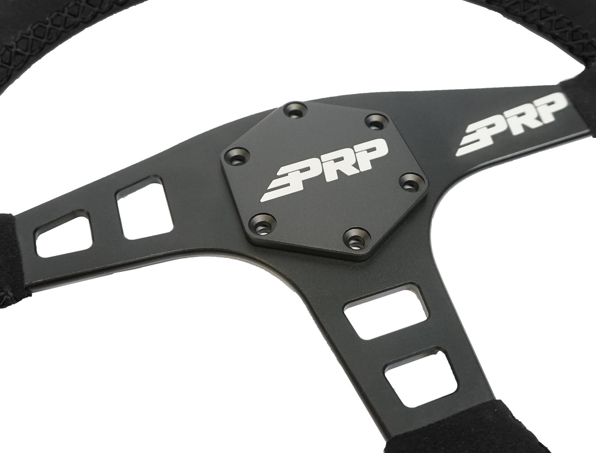 Flat Suede Steering Wheel by PRP