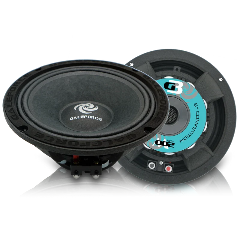 Galeforce Audio G3 8" 200W RMS Midrange Speaker (Single)