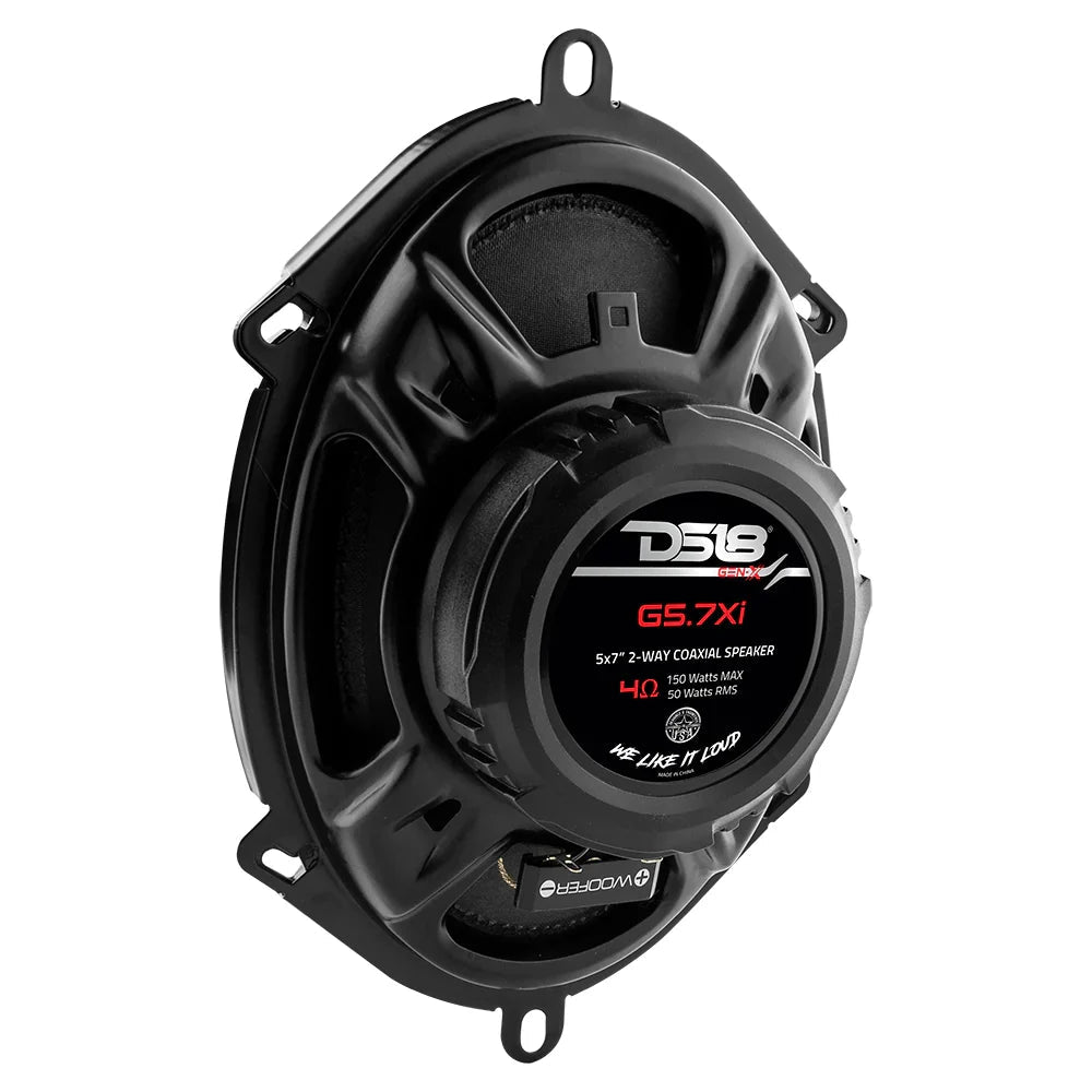 DS18 G5.7XI 5"x7" 2-Way Coaxial Speakers (Pair) DS18