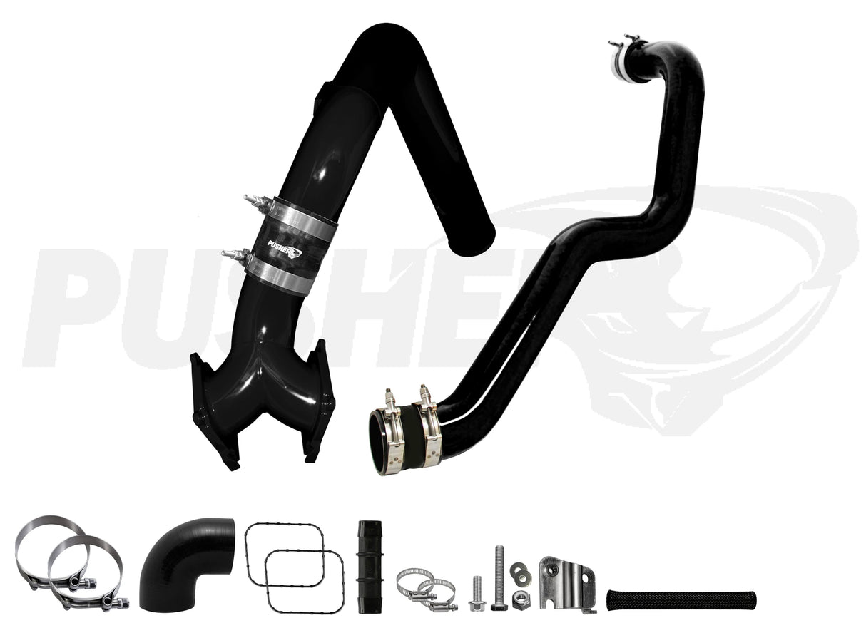 Pusher SuperMax Intake System & Max 3" Driver Side Charge Tube for 2004.5-2005 Duramax LLY