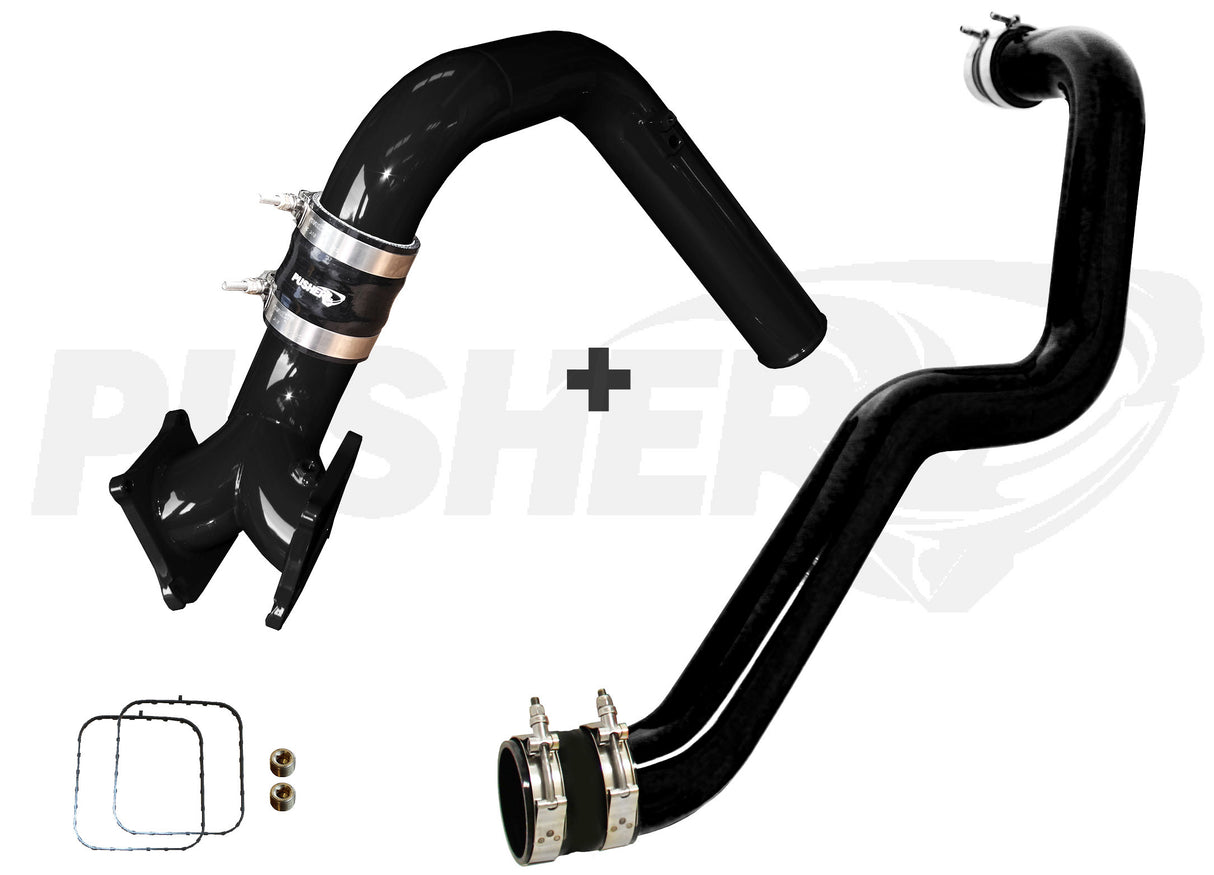 Pusher SuperMax Intake System & Max 3" Driver Side Charge Tube for 2006-2010 Duramax LBZ LMM