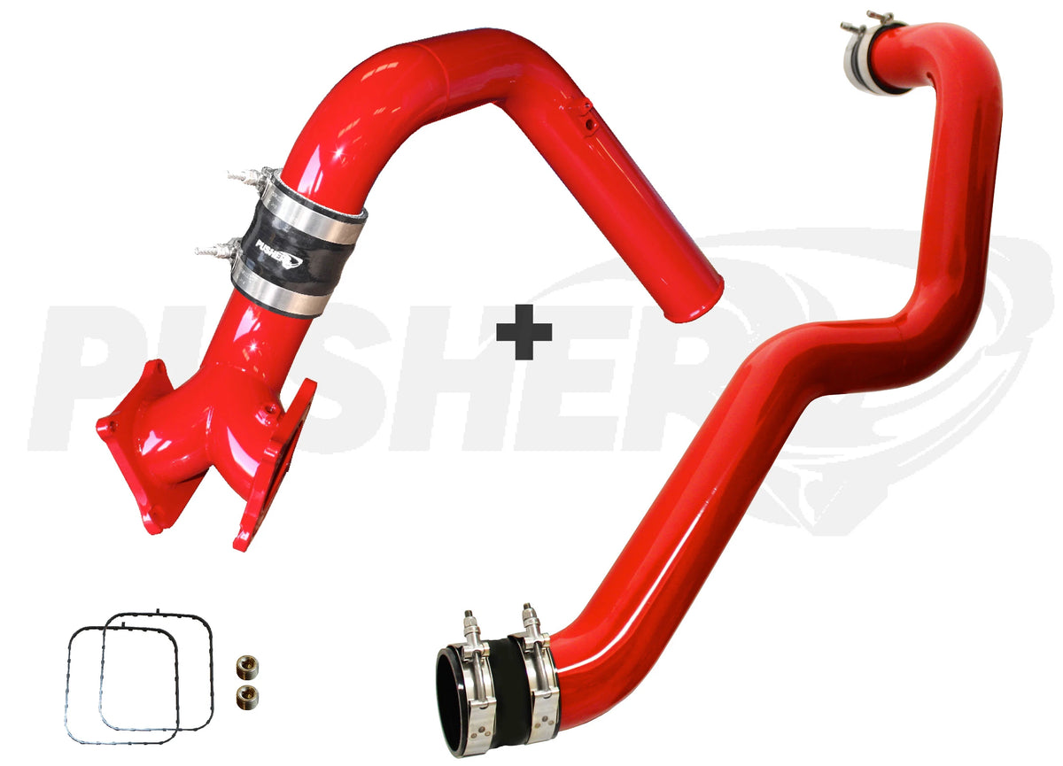 Pusher SuperMax Intake System & Max 3" Driver Side Charge Tube for 2006-2010 Duramax LBZ LMM