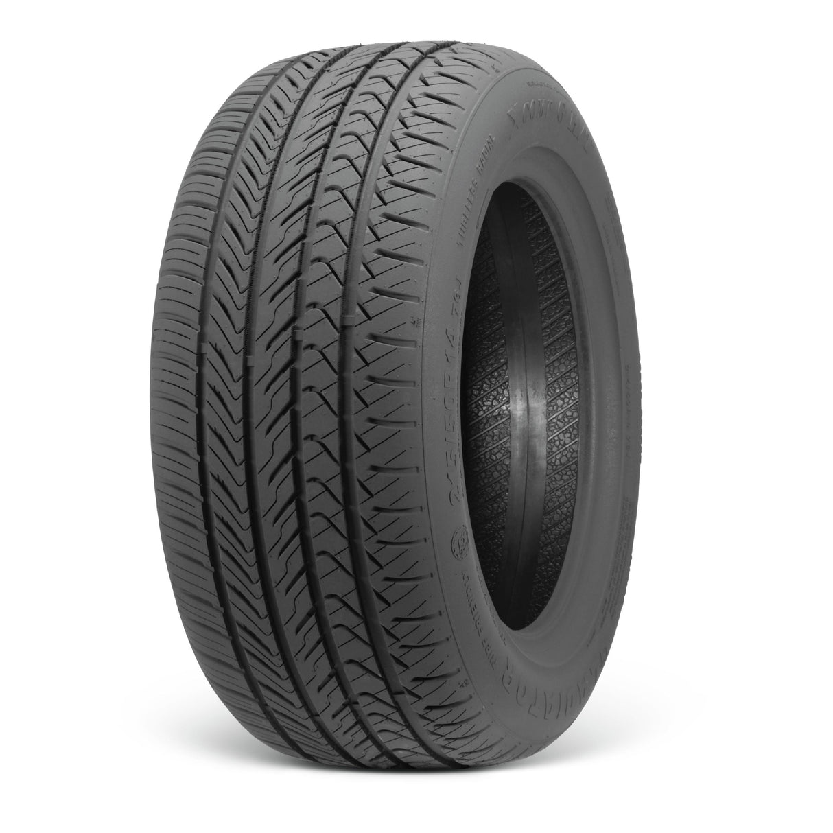 Empire 14" Savage SV5 Black Chrome Wheel & X Comp Golf H/T Tire Package